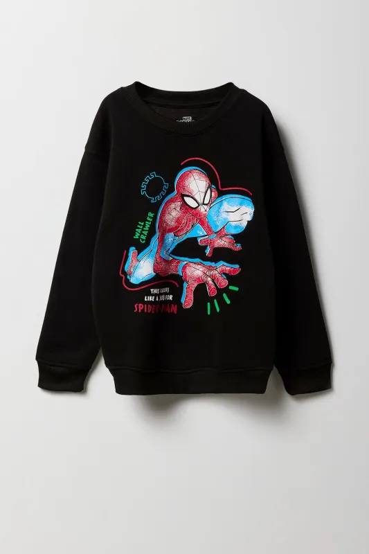 Boys Spiderman Graphic Sweatshirt sold by Urban Planet