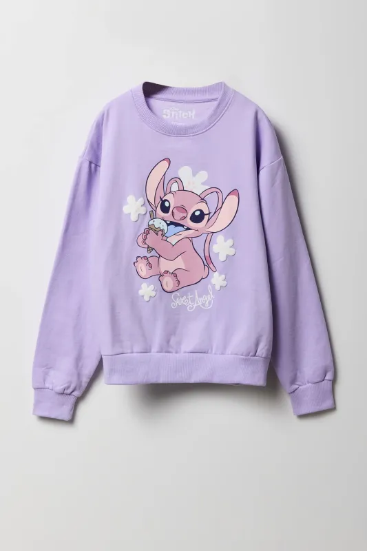 Girls Sweet Angel Graphic Sweatshirt sold by Urban Planet