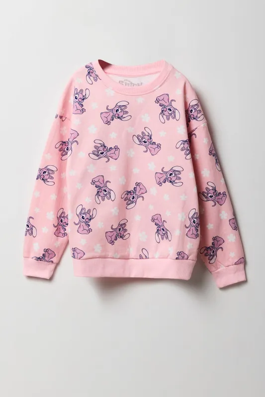 Girls Angel Printed Sweatshirt sold by Urban Planet