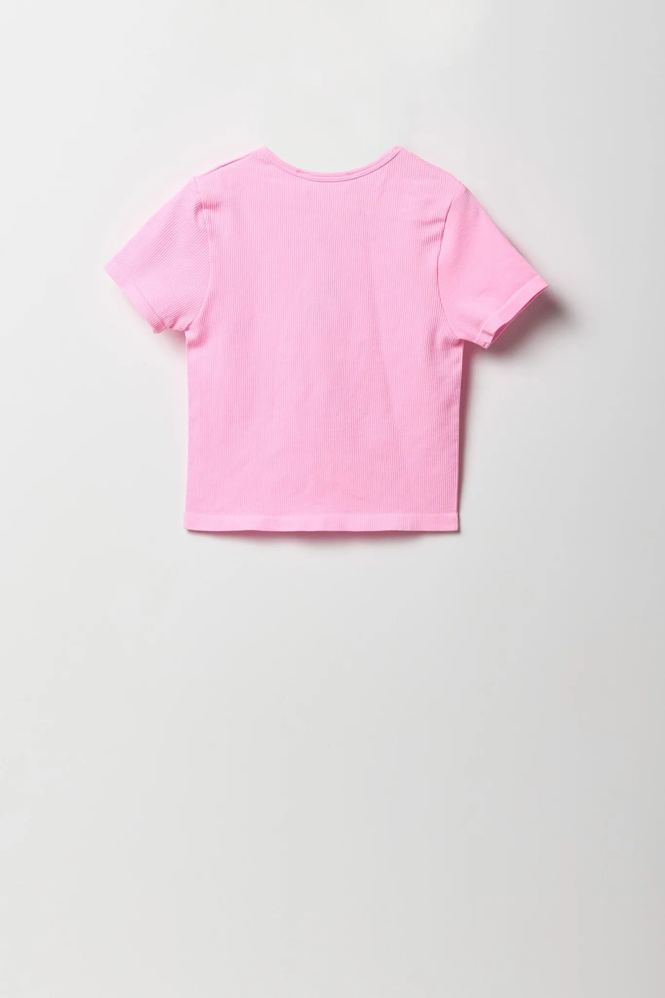 T-shirt côtelé sans couture pour fille sold by Urban Planet product image thumbnail 2