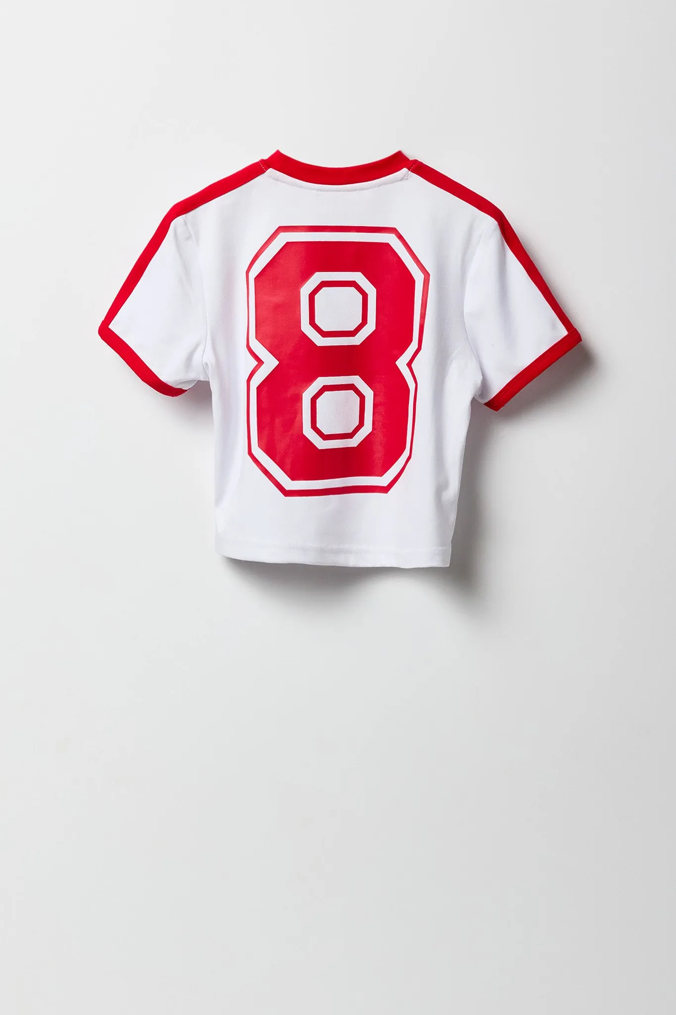 Girls Sporty Graphic Ringer T-Shirt sold by Urban Planet product image thumbnail 4