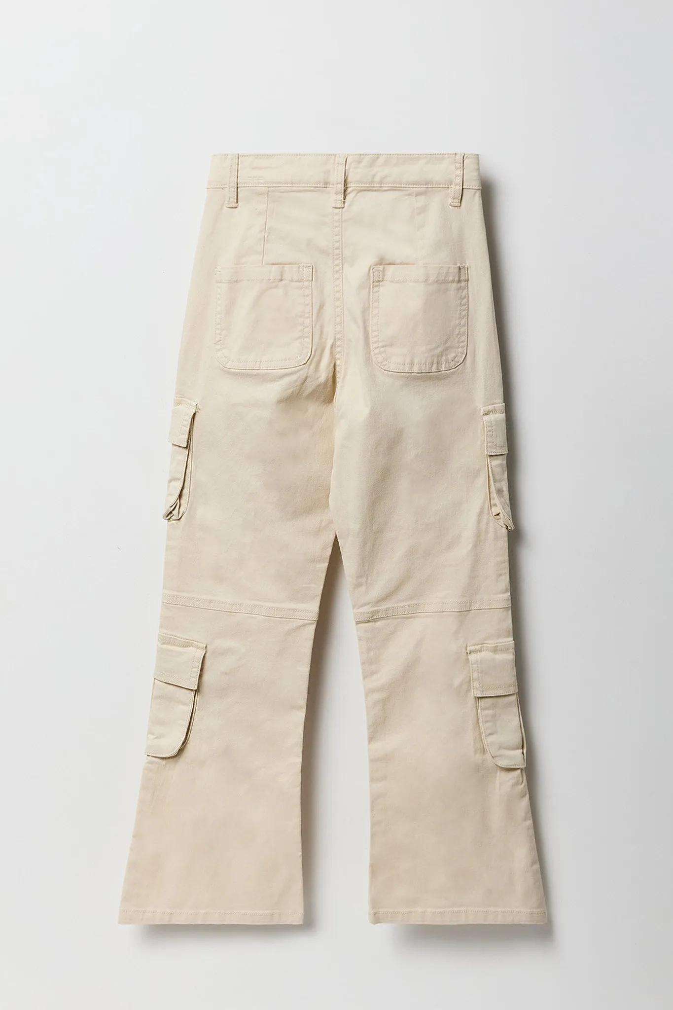 Girls Multi Pocket Flare Cargo Pant sold by Urban Planet product image thumbnail 4