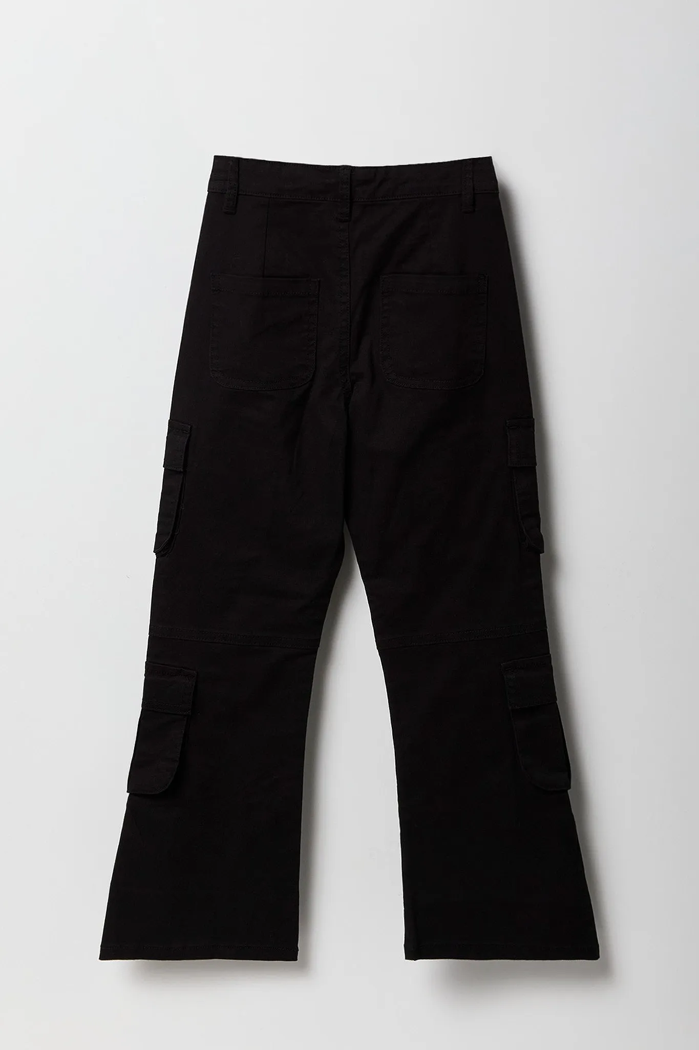 Girls Multi Pocket Flare Cargo Pant sold by Urban Planet product image thumbnail 2