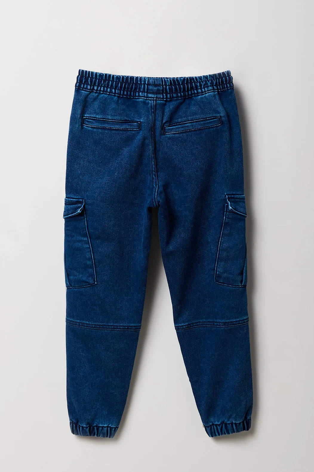 Boys Denim Cargo Pocket Jogger sold by Urban Planet product image thumbnail 2