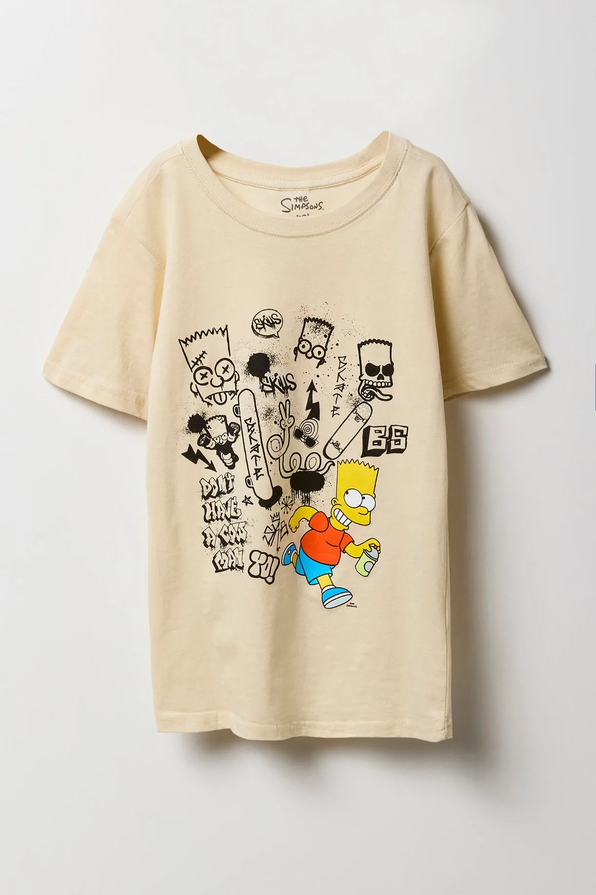 Boys Simpson Graffiti Graphic T-Shirt sold by Urban Planet