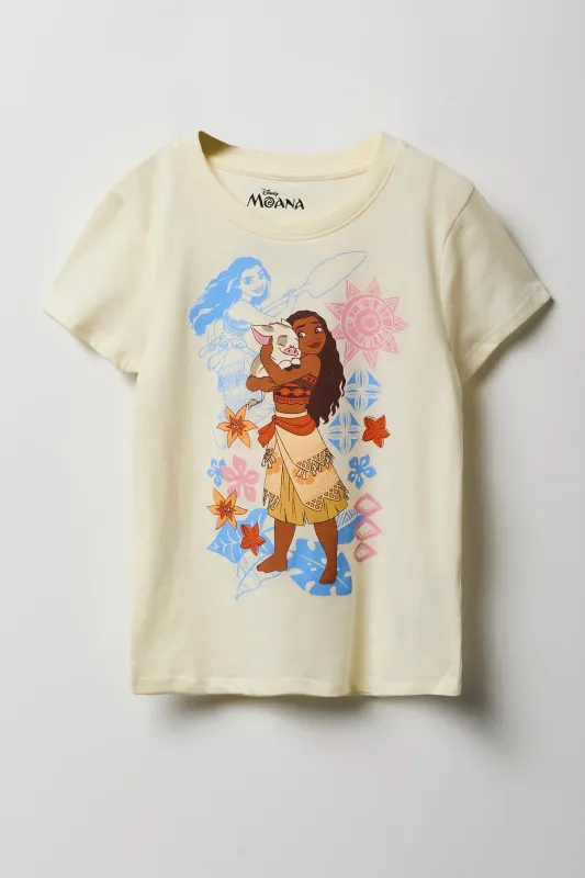 Girls Moana Graphic T-Shirt sold by Urban Planet