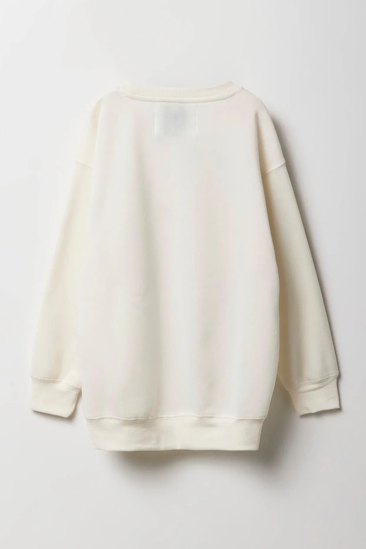 Girls Oversized Graphic Fleece Sweatshirt sold by Urban Planet product image thumbnail 4