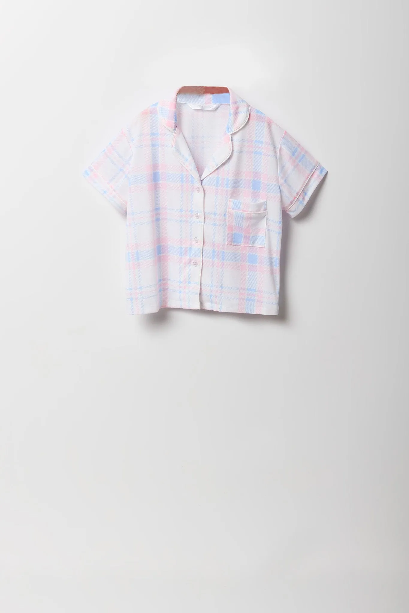 Ensemble pyjama avec haut boutonné et pantalon imprimé pour fille sold by Urban Planet product image thumbnail 2