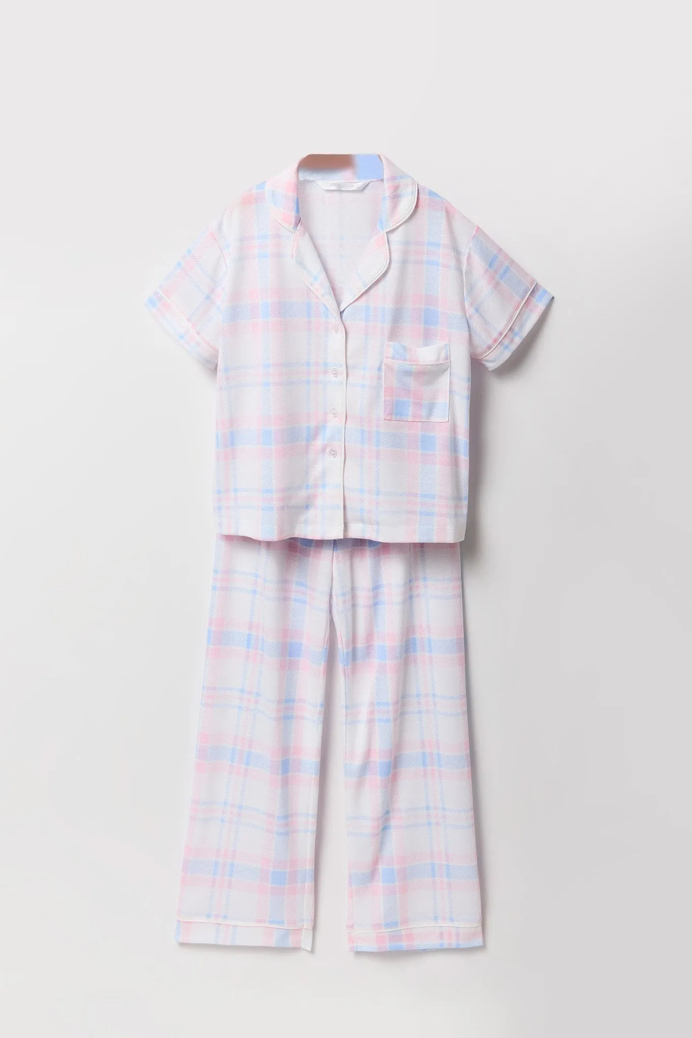 Ensemble pyjama avec haut boutonné et pantalon imprimé pour fille sold by Urban Planet