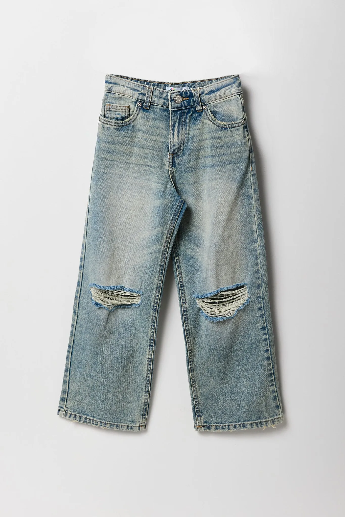 Girls Distressed Wide Leg Jean sold by Urban Planet product image thumbnail 5