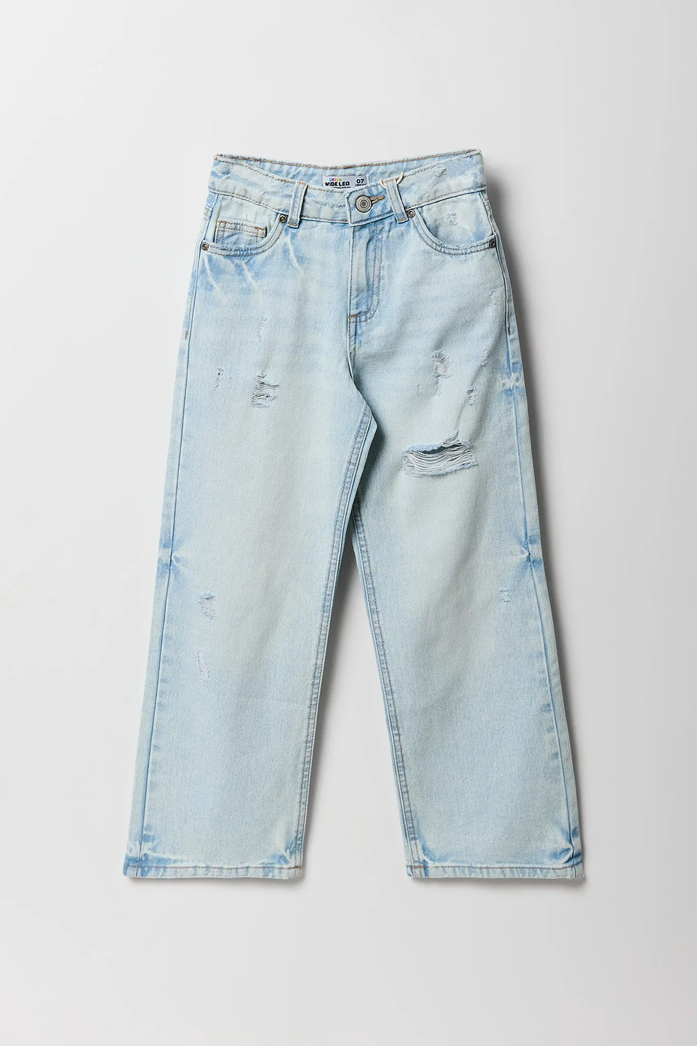 Girls Distressed Wide Leg Jean sold by Urban Planet product image thumbnail 3