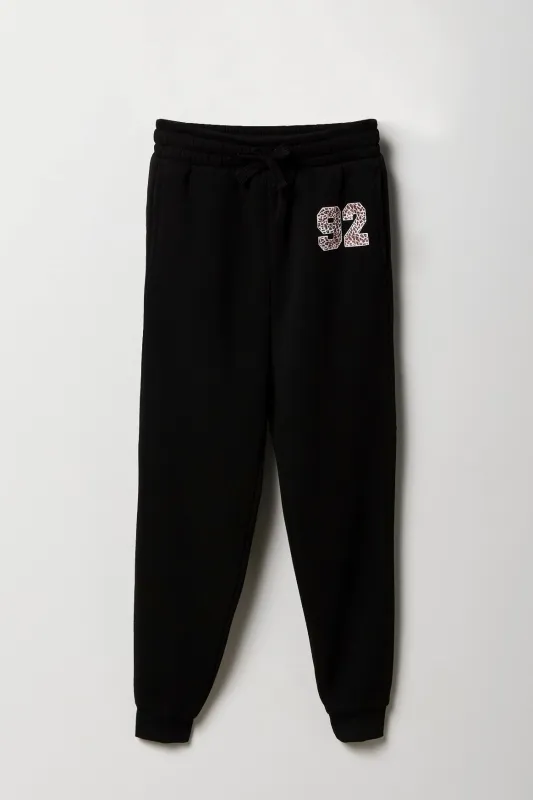 Jogger en molleton avec motif pour fille sold by Urban Planet