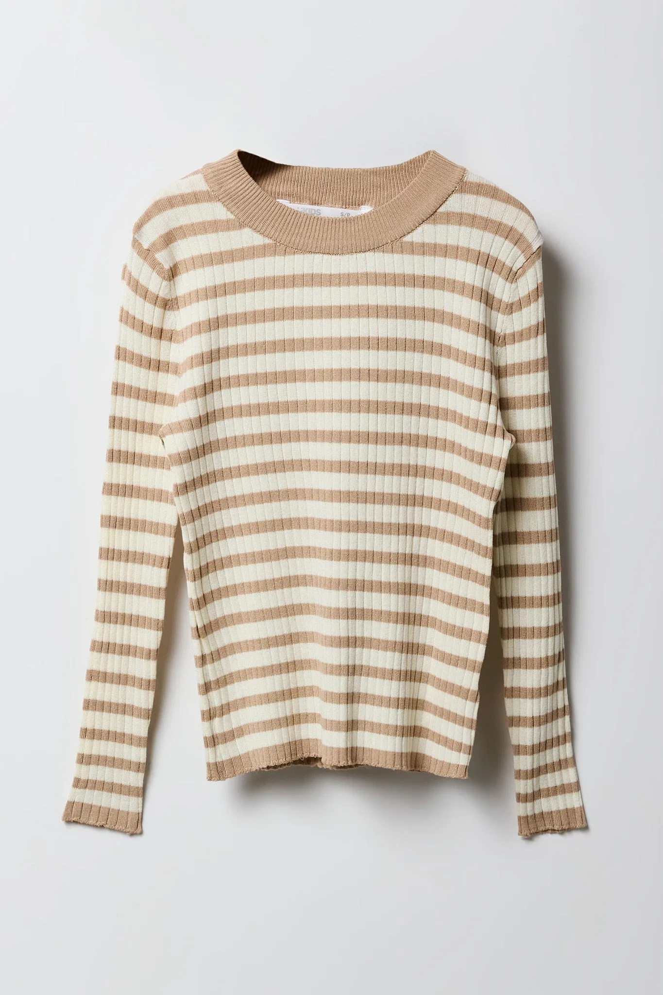 Chandail en tricot côtelé rayé pour filles sold by Urban Planet product image thumbnail 5