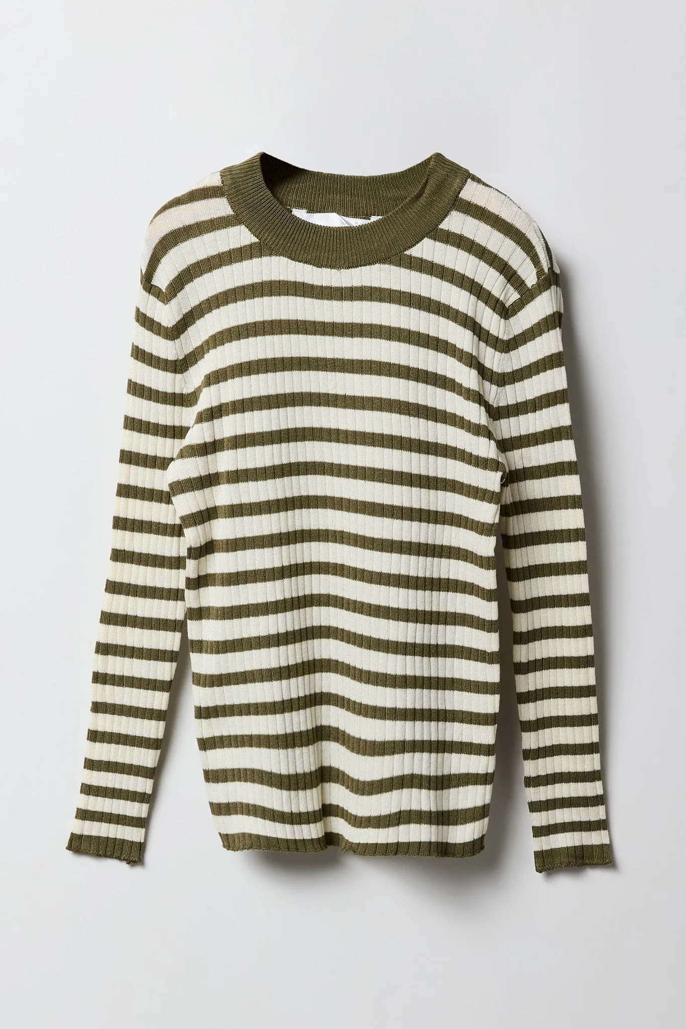 Chandail en tricot côtelé rayé pour filles sold by Urban Planet