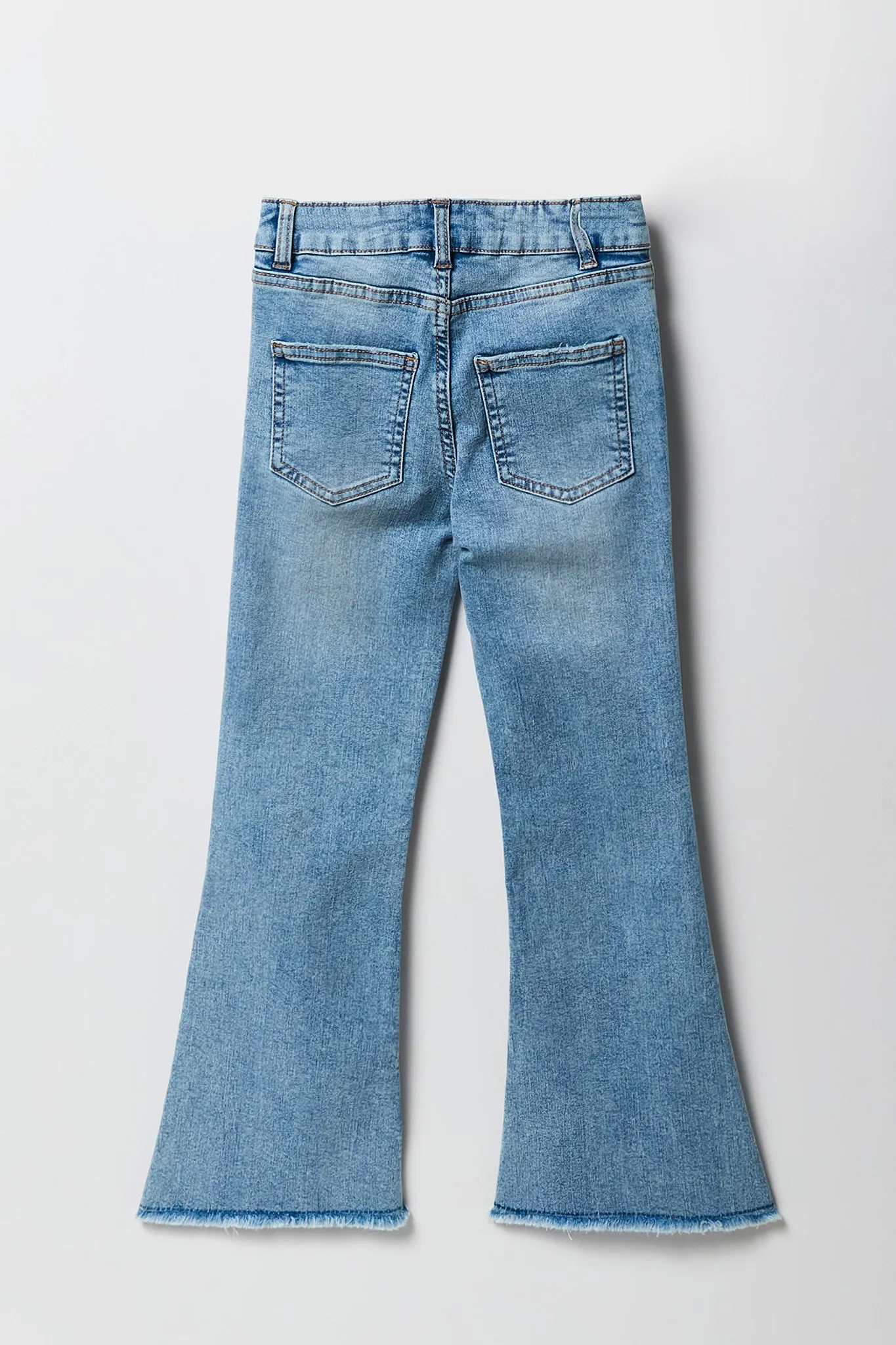 Girls Multi Button Flare Jean sold by Urban Planet product image thumbnail 4