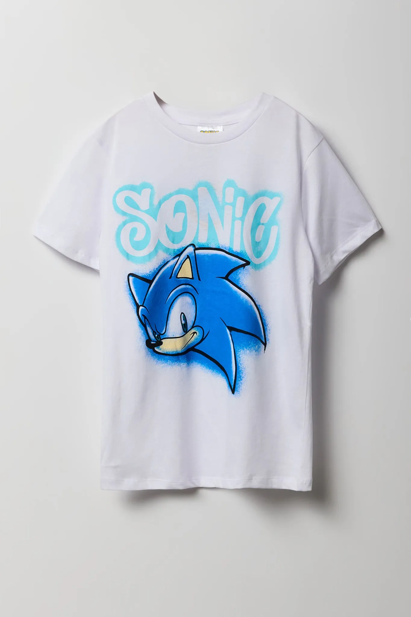 T-shirt à imprimé Sonic Graffiti pour garçons sold by Urban Planet
