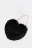 Girls Faux Fur Heart Crossbody Purse sold by Urban Planet