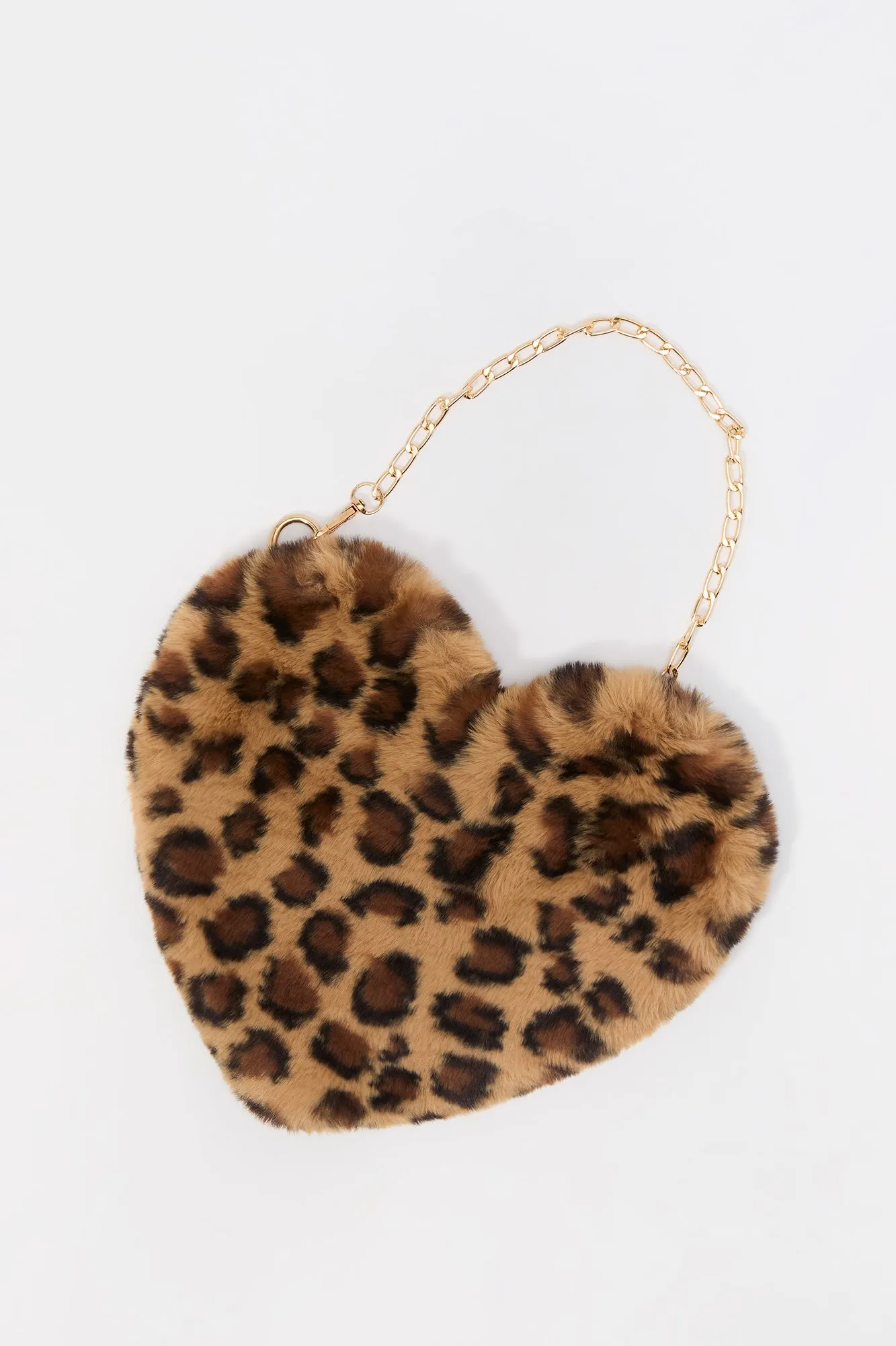 Sac à bandoulière en similifourrure en forme de coeur pour filles sold by Urban Planet
