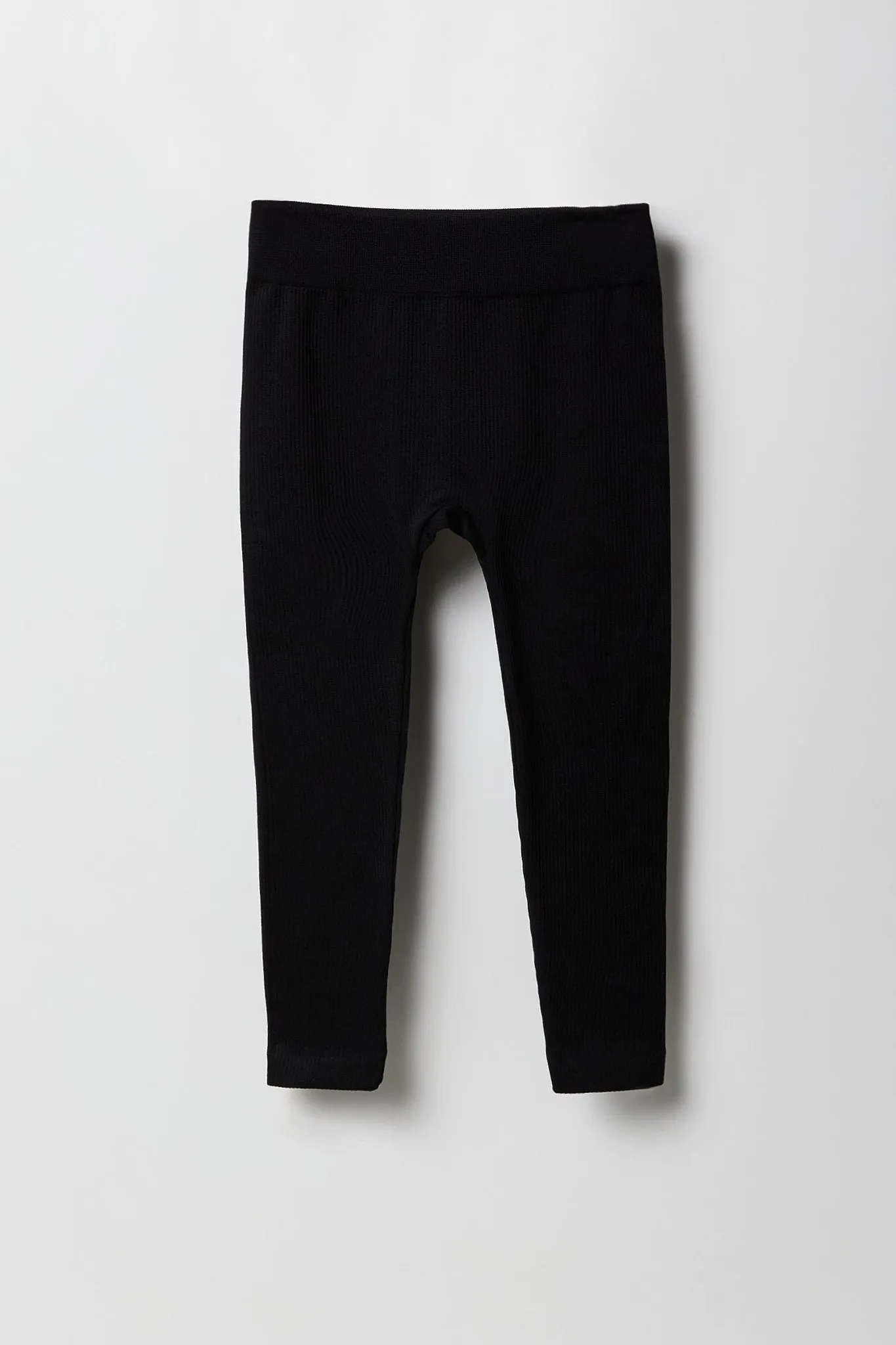 Girls Seamless Ribbed Solid Legging sold by Urban Planet product image thumbnail 3