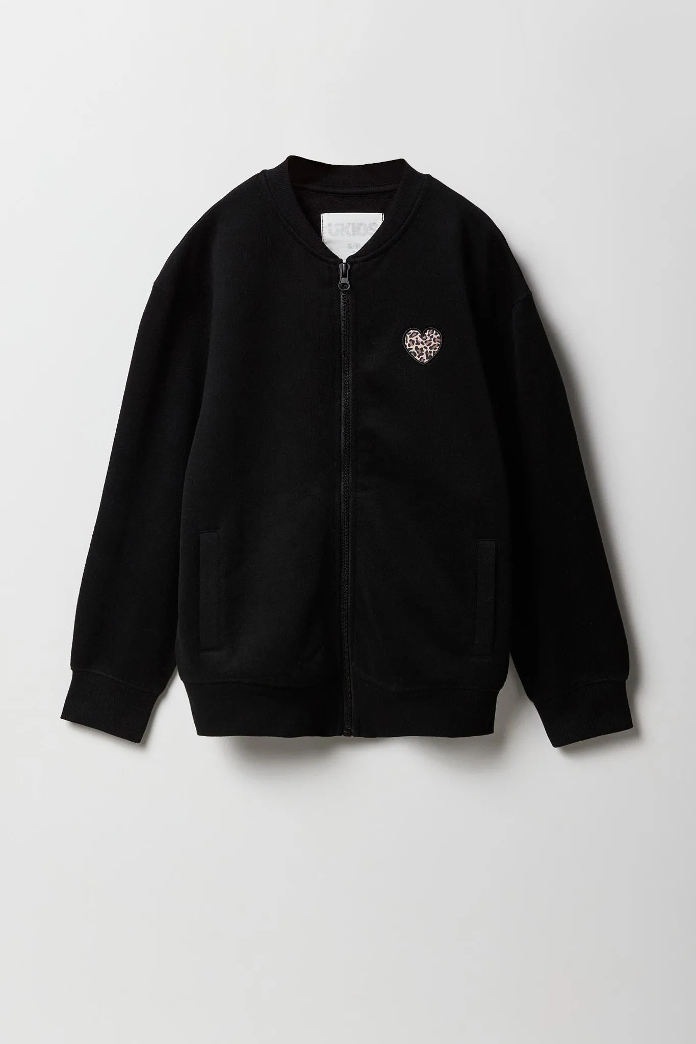 Blouson aviateur en molleton avec motif brodé pour fille sold by Urban Planet product image thumbnail 3