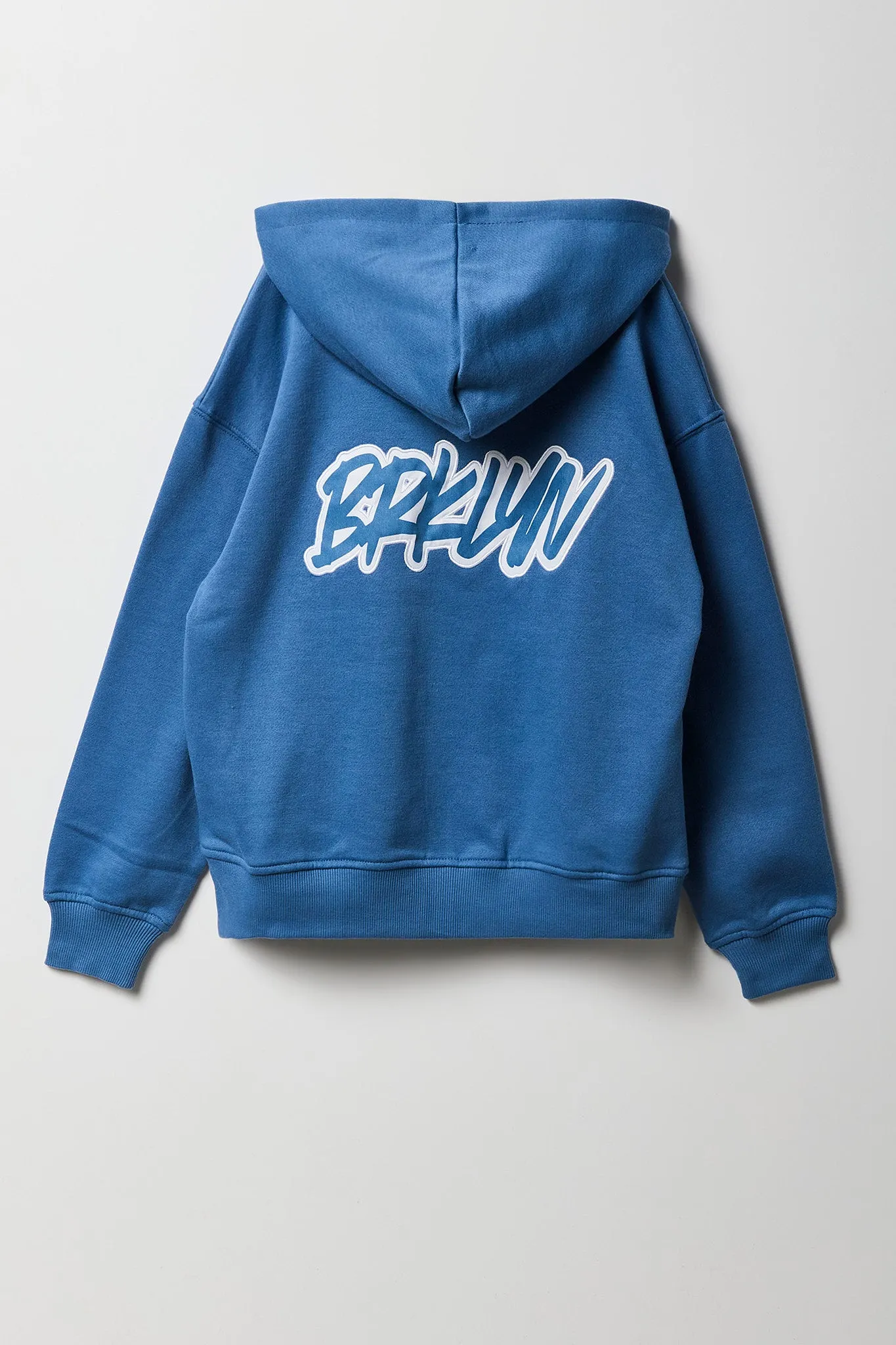 Boys Legend Embroidered Zip-Up Fleece Hoodie sold by Urban Planet