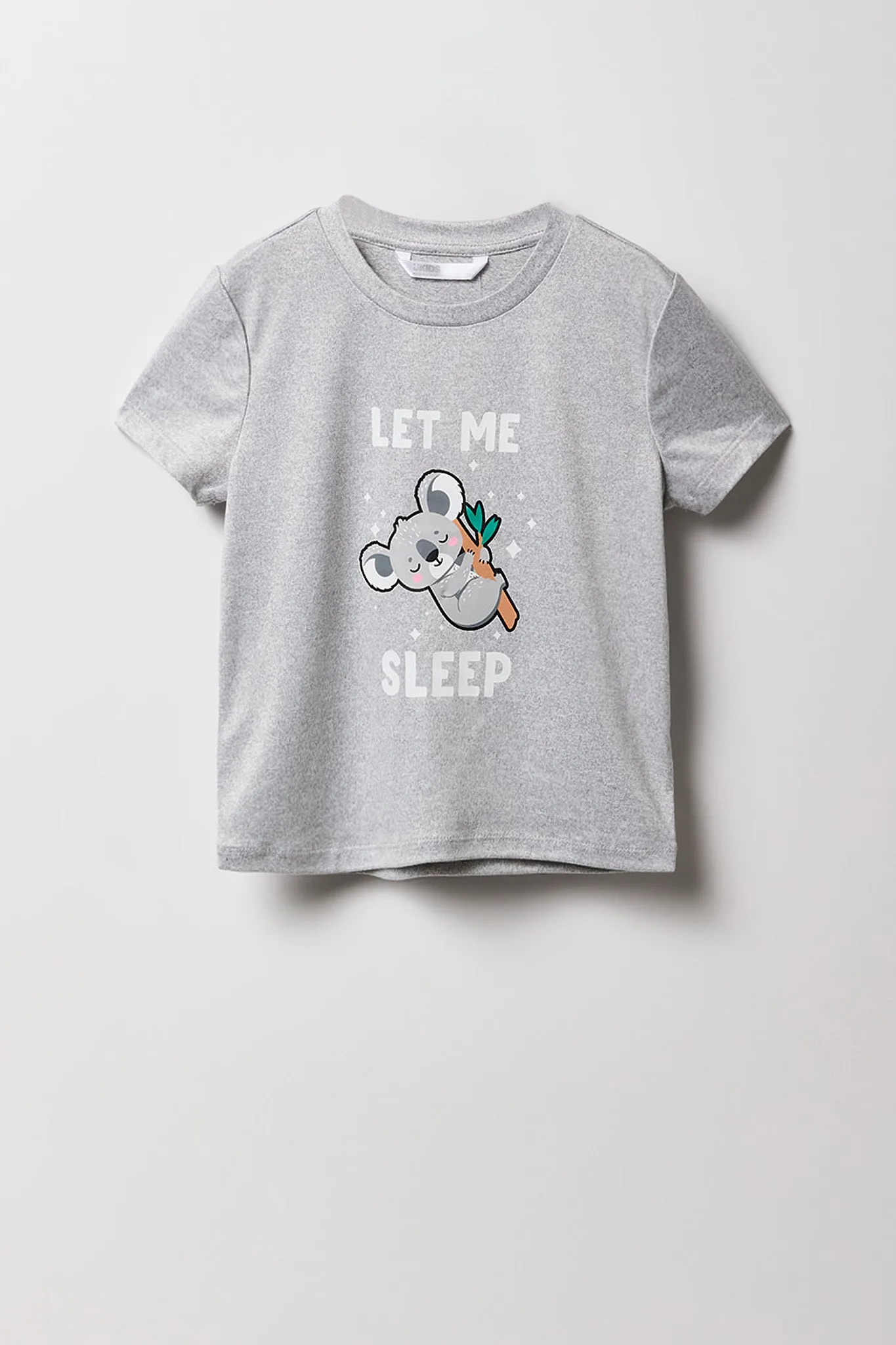 Girls Graphic T-Shirt & Plush Jogger 2 Piece Pajama Set sold by Urban Planet product image thumbnail 2