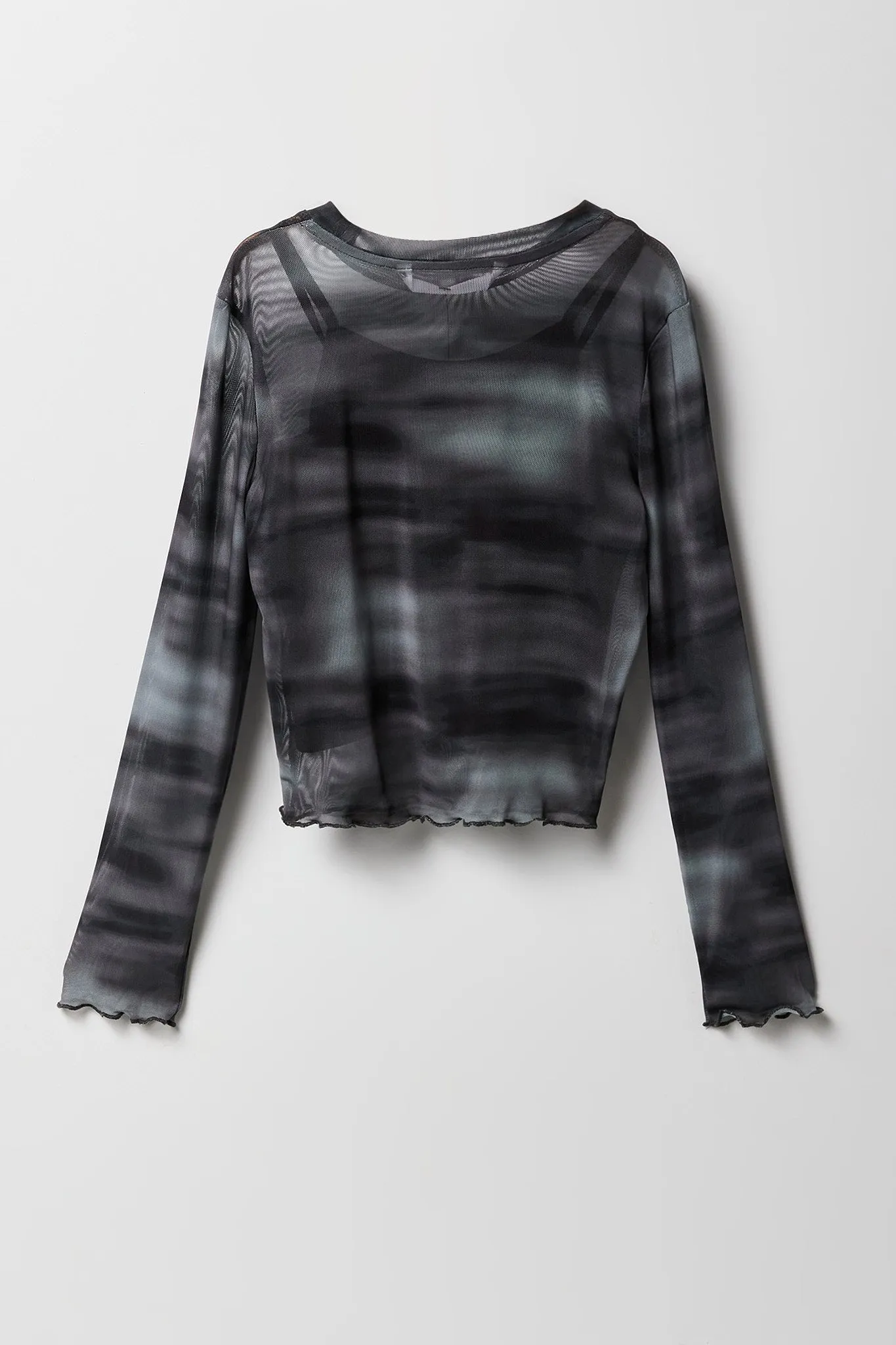 Ensemble ave haut à manches longues et camisole en filet pour fille sold by Urban Planet product image thumbnail 4