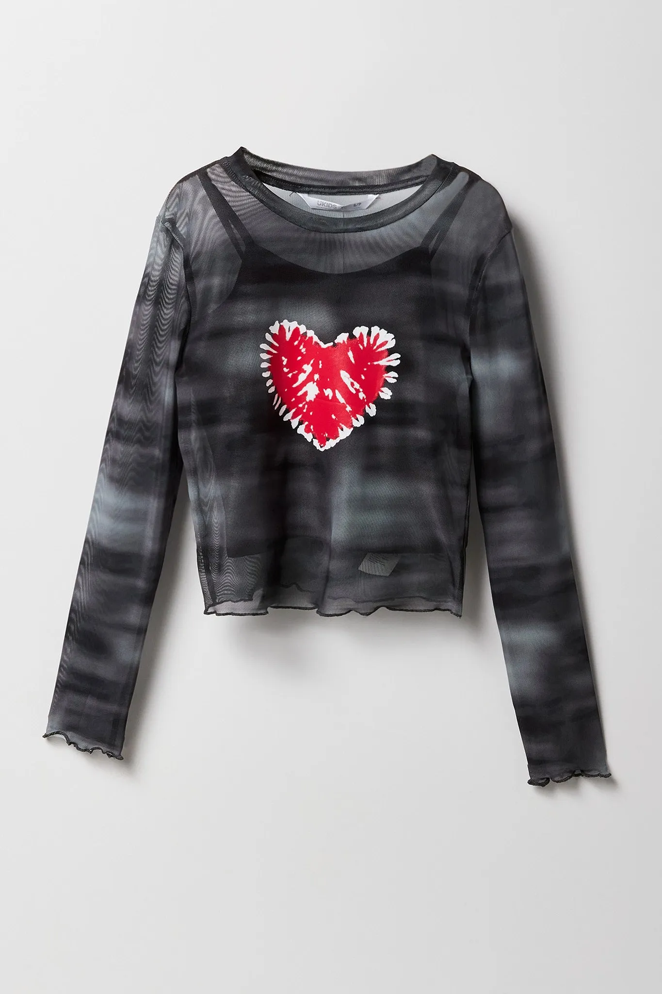 Ensemble ave haut à manches longues et camisole en filet pour fille sold by Urban Planet product image thumbnail 3