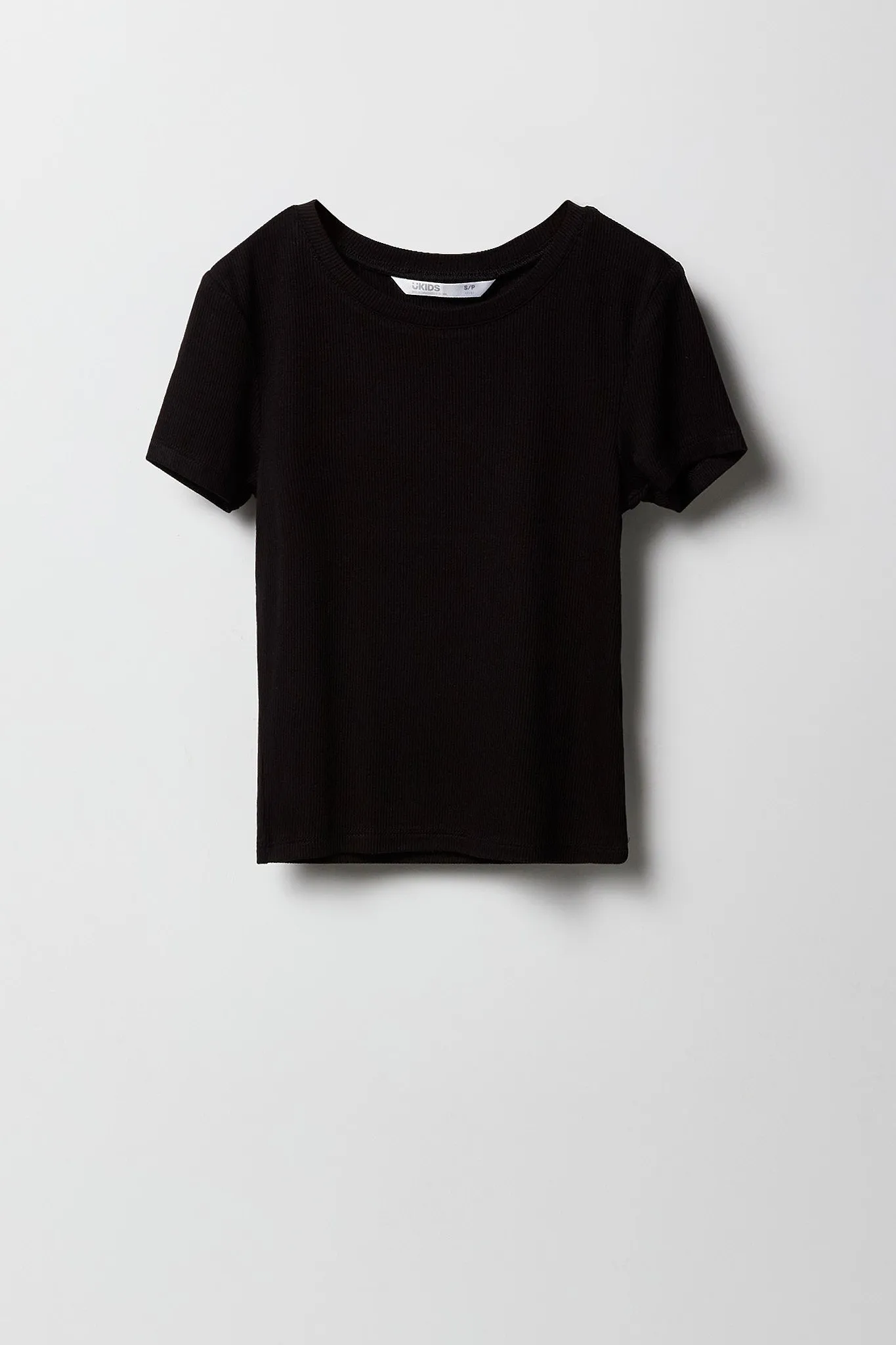 T-shirt ultracourt côtelé pour fille sold by Urban Planet product image thumbnail 3