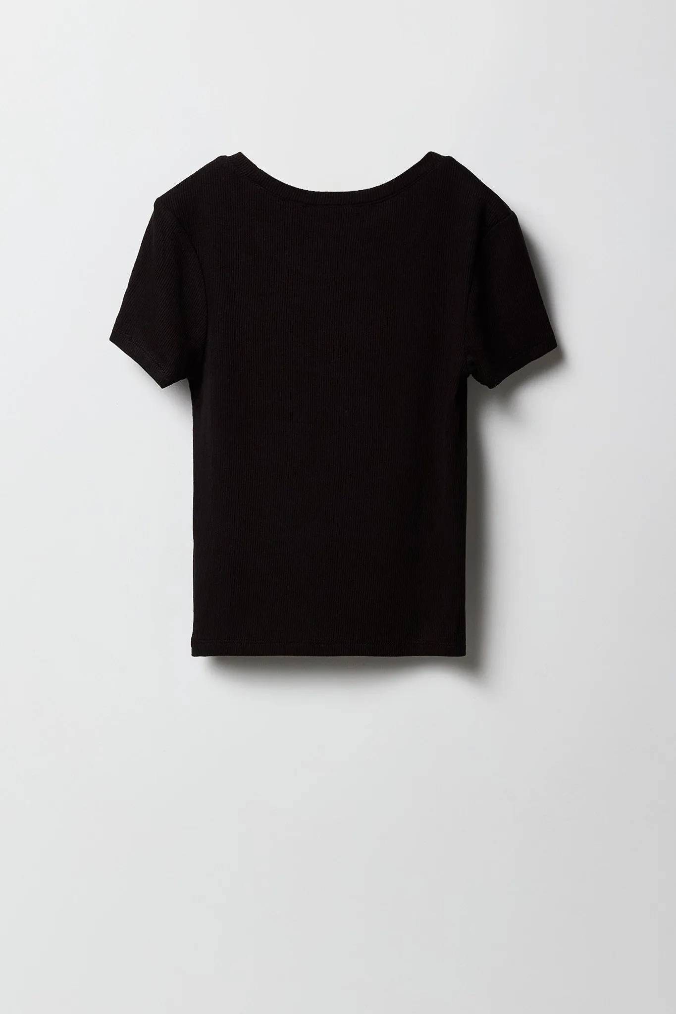 T-shirt ultracourt côtelé pour fille sold by Urban Planet product image thumbnail 4