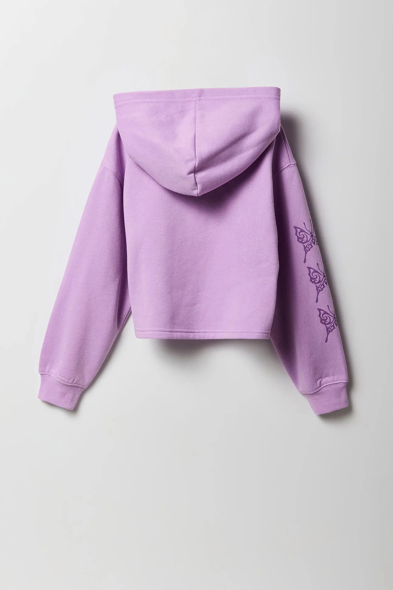 Haut à capuchon en molleton avec motif brodé pour fille sold by Urban Planet product image thumbnail 2