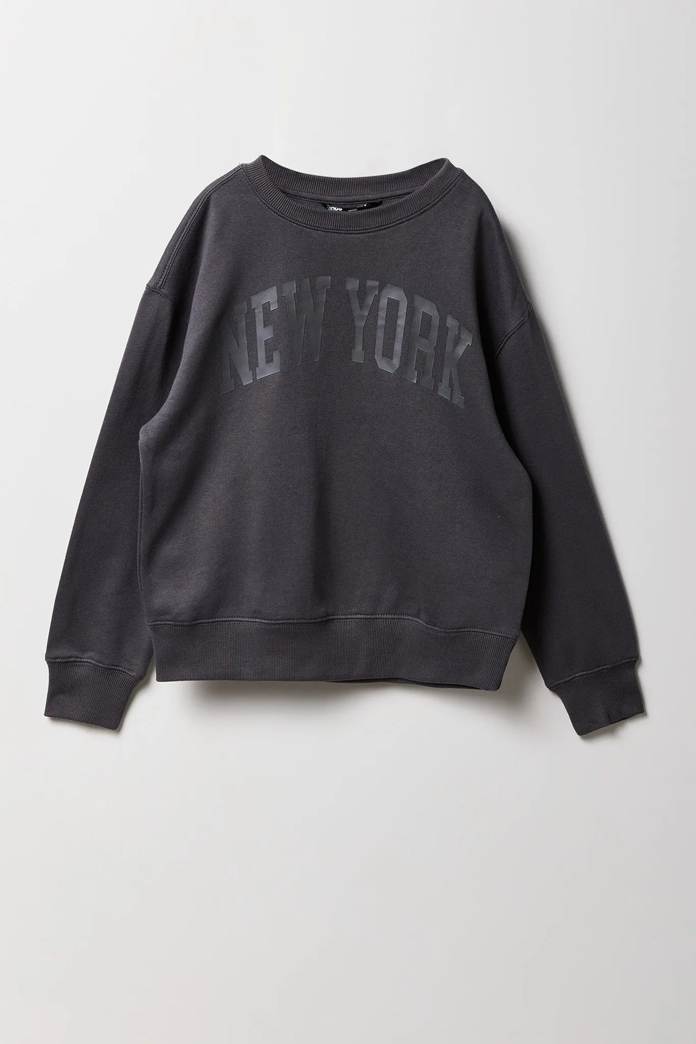 Boys City Embossed Fleece Sweatshirt sold by Urban Planet product image thumbnail 3