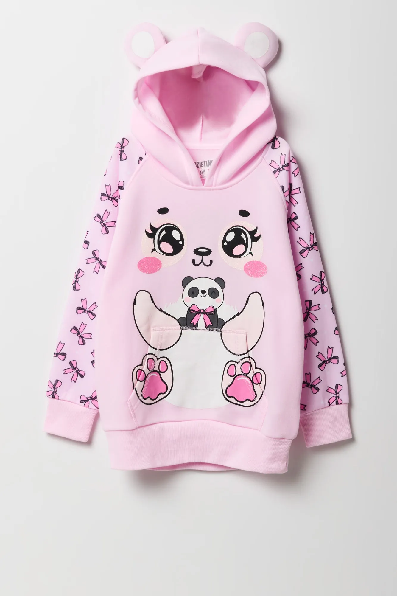 Haut à capuchon avec imprimé Panda Bow pour fille sold by Urban Planet