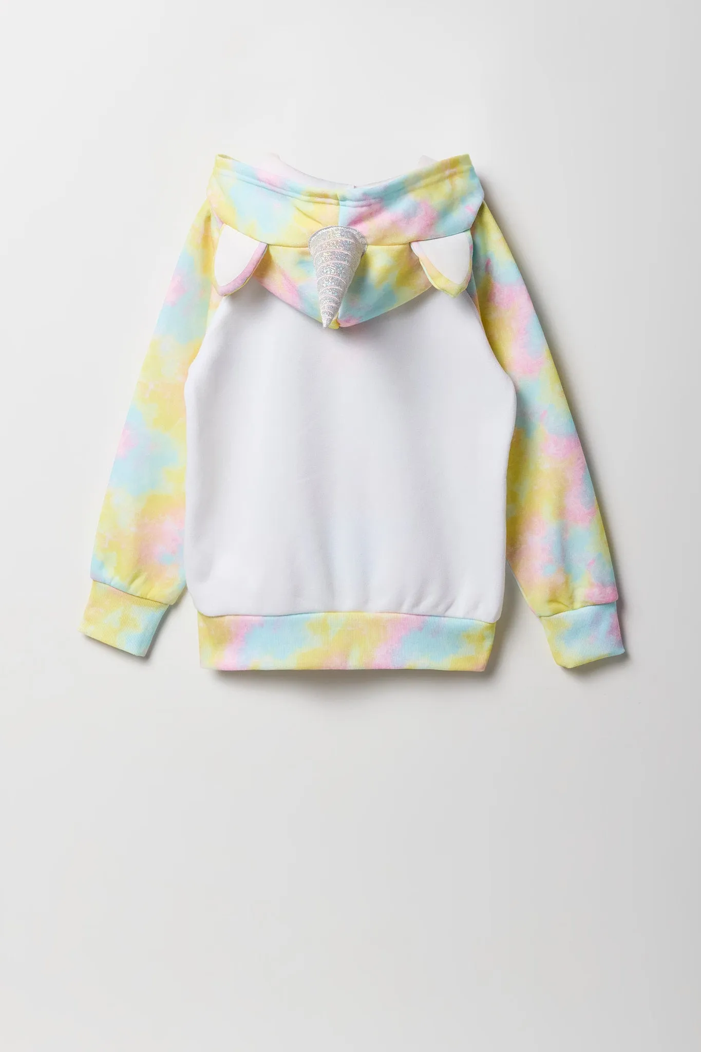 Haut à capuchon avec imprimé Licorne et fermeture à glissière pour fille sold by Urban Planet product image thumbnail 3