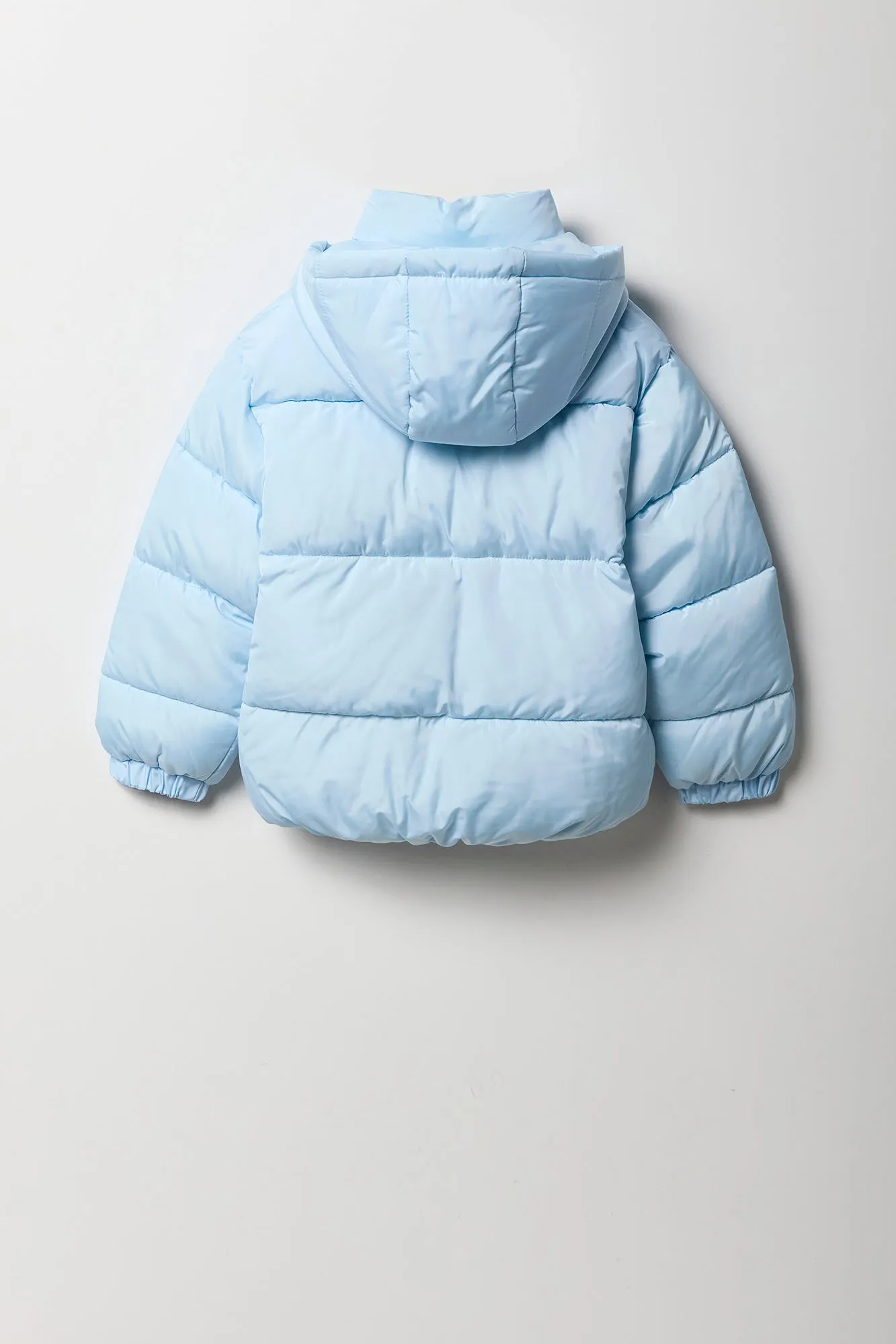 Girls Hooded Puffer Jacket sold by Urban Planet product image thumbnail 2