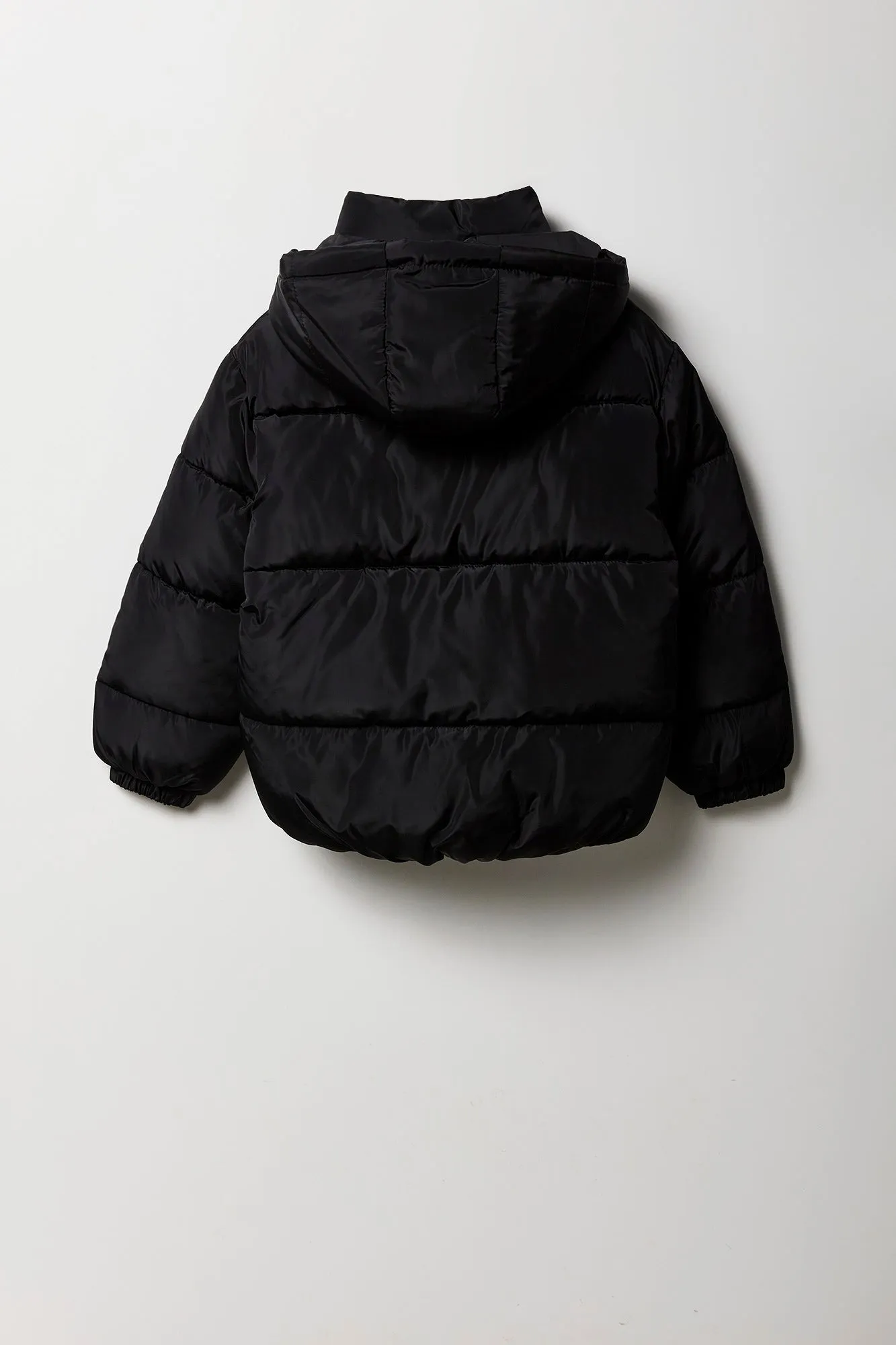 Girls Hooded Puffer Jacket sold by Urban Planet product image thumbnail 4