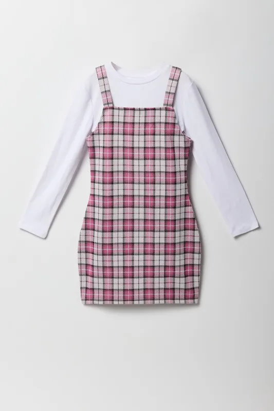 Ensemble avec robe et haut à manchees longues en tricot de jacquard pour fille sold by Urban Planet