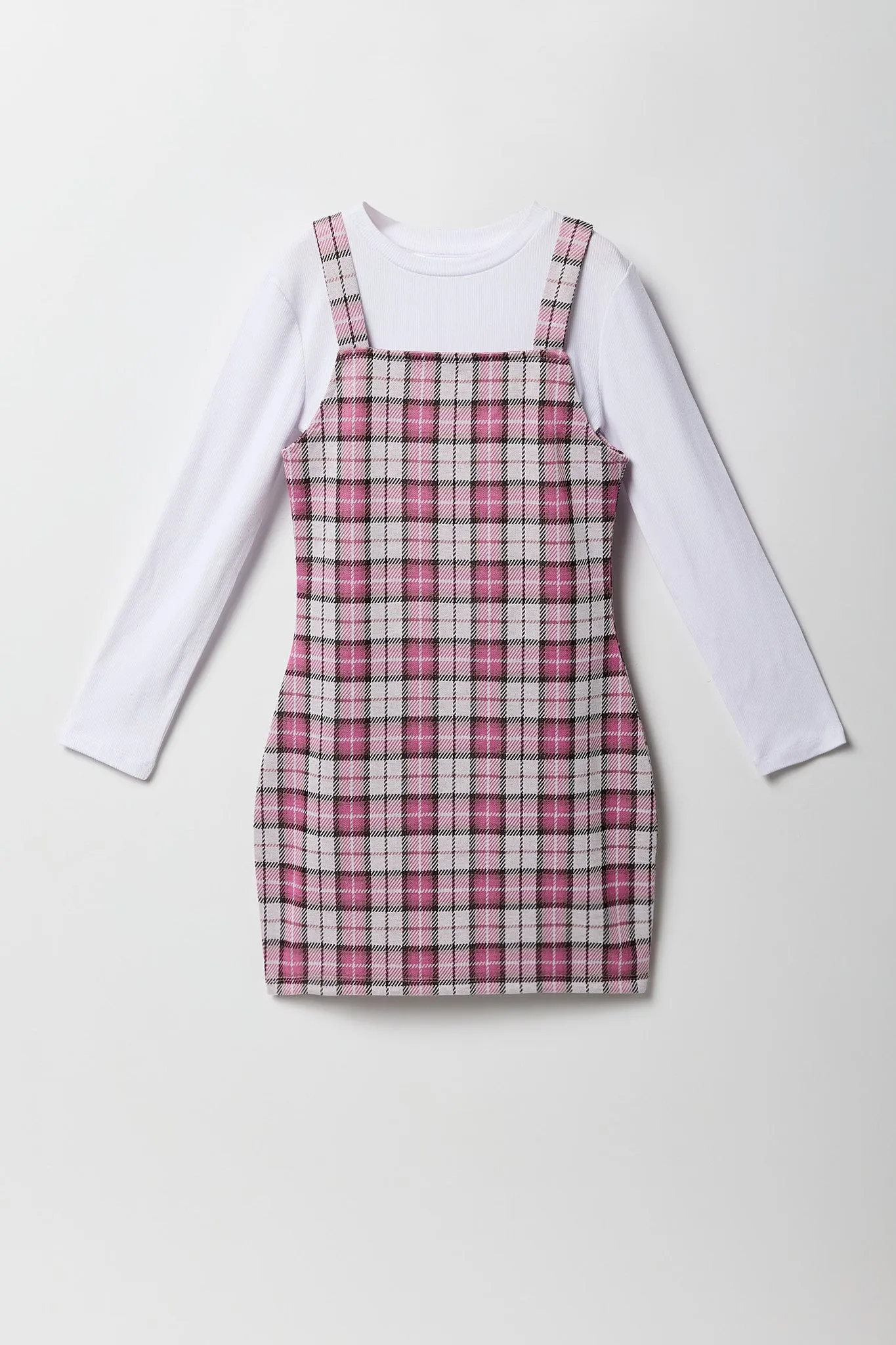 Ensemble avec robe et haut à manchees longues en tricot de jacquard pour fille sold by Urban Planet