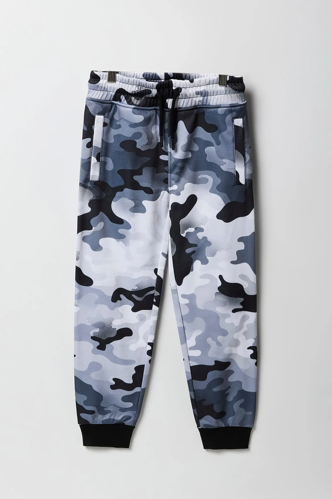 Boys Camo Print Fleece Jogger sold by Urban Planet