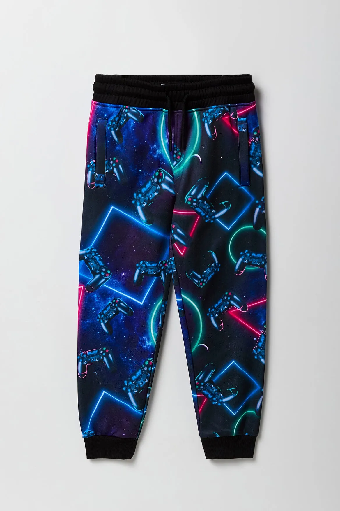 Boys Gamer Print Fleece Jogger sold by Urban Planet