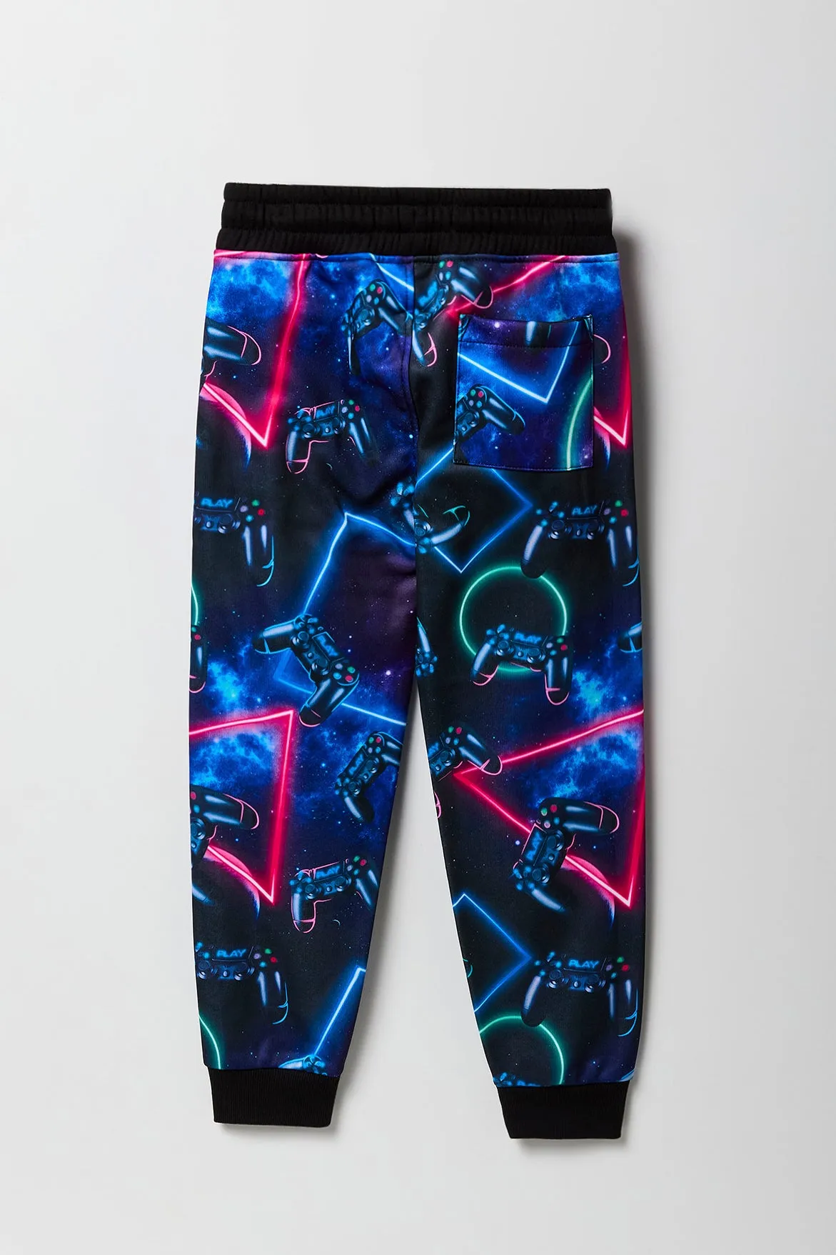 Boys Gamer Print Fleece Jogger sold by Urban Planet product image thumbnail 2