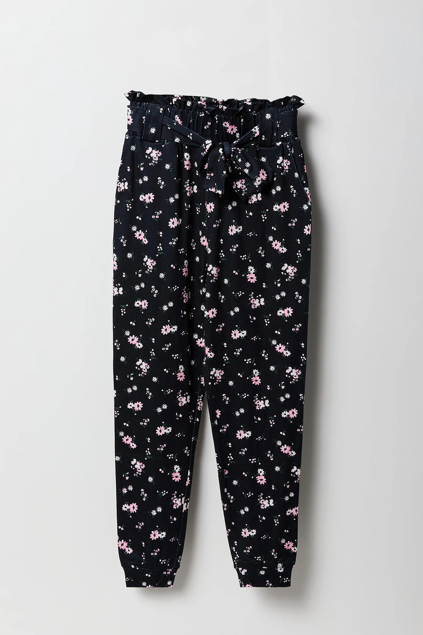 Jogger doux imprimé à taille cintrée pour fille sold by Urban Planet product image thumbnail 3