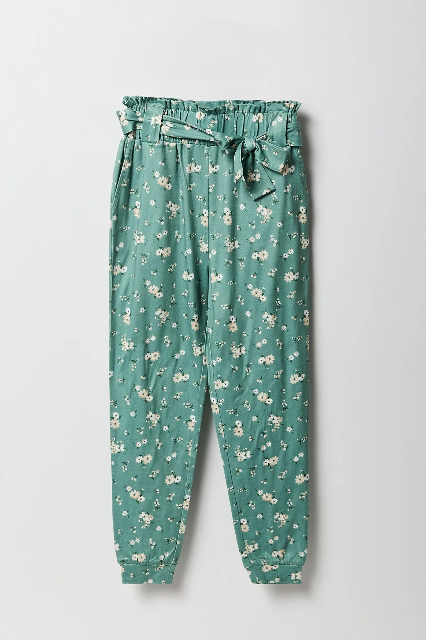 Jogger doux imprimé à taille cintrée pour fille sold by Urban Planet product image thumbnail 5