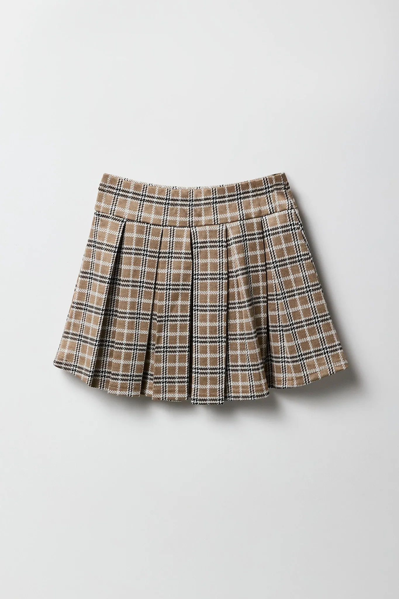 Girls Jacquard Knit Pleated Skort sold by Urban Planet product image thumbnail 3
