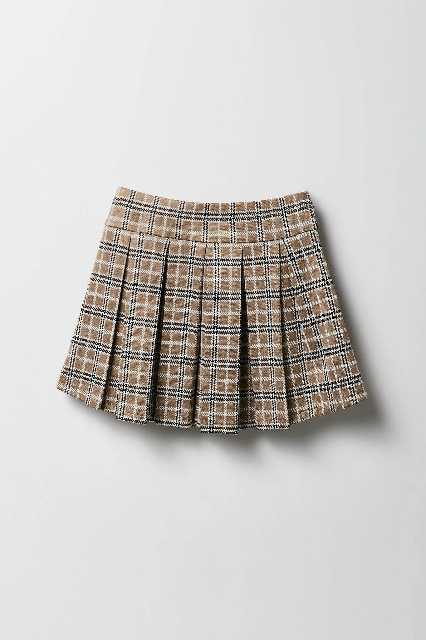 Girls Jacquard Knit Pleated Skort sold by Urban Planet product image thumbnail 4