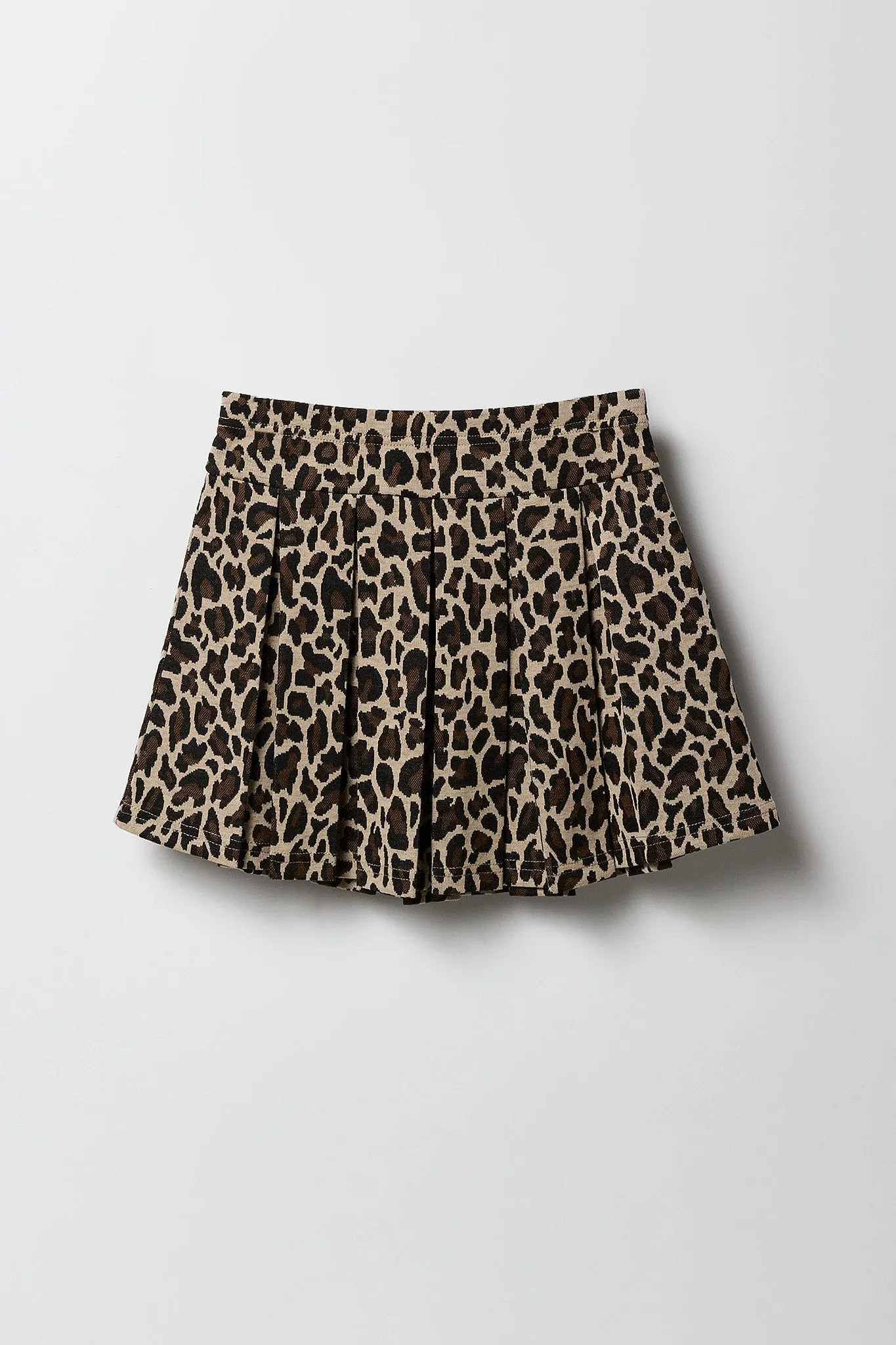 Girls Jacquard Knit Pleated Skort sold by Urban Planet product image thumbnail 2