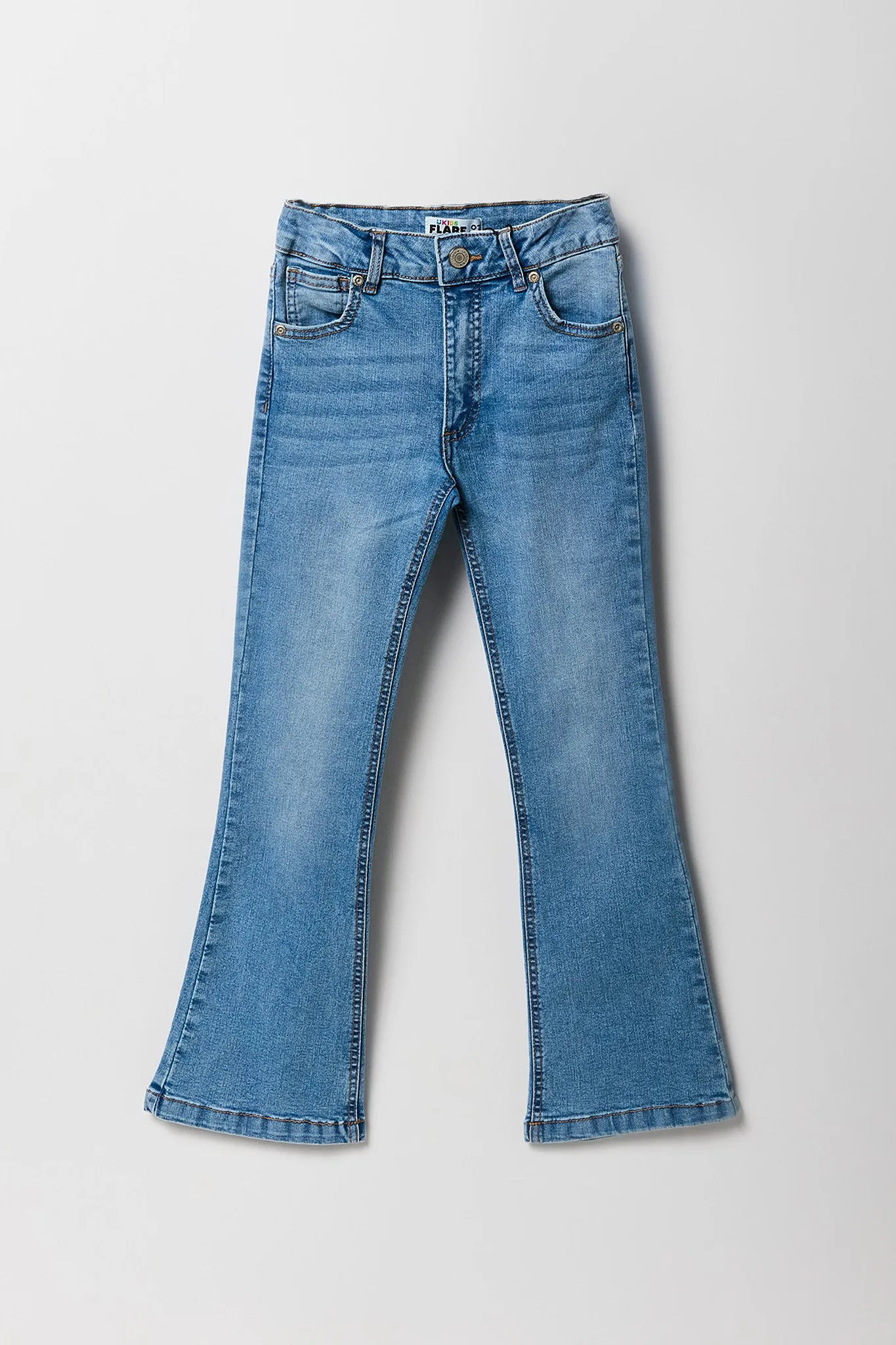 Girls Mid Rise Flare Jean sold by Urban Planet
