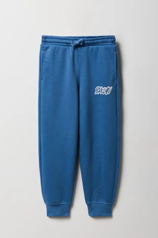 Boys Graphic Fleece Jogger sold by Urban Planet