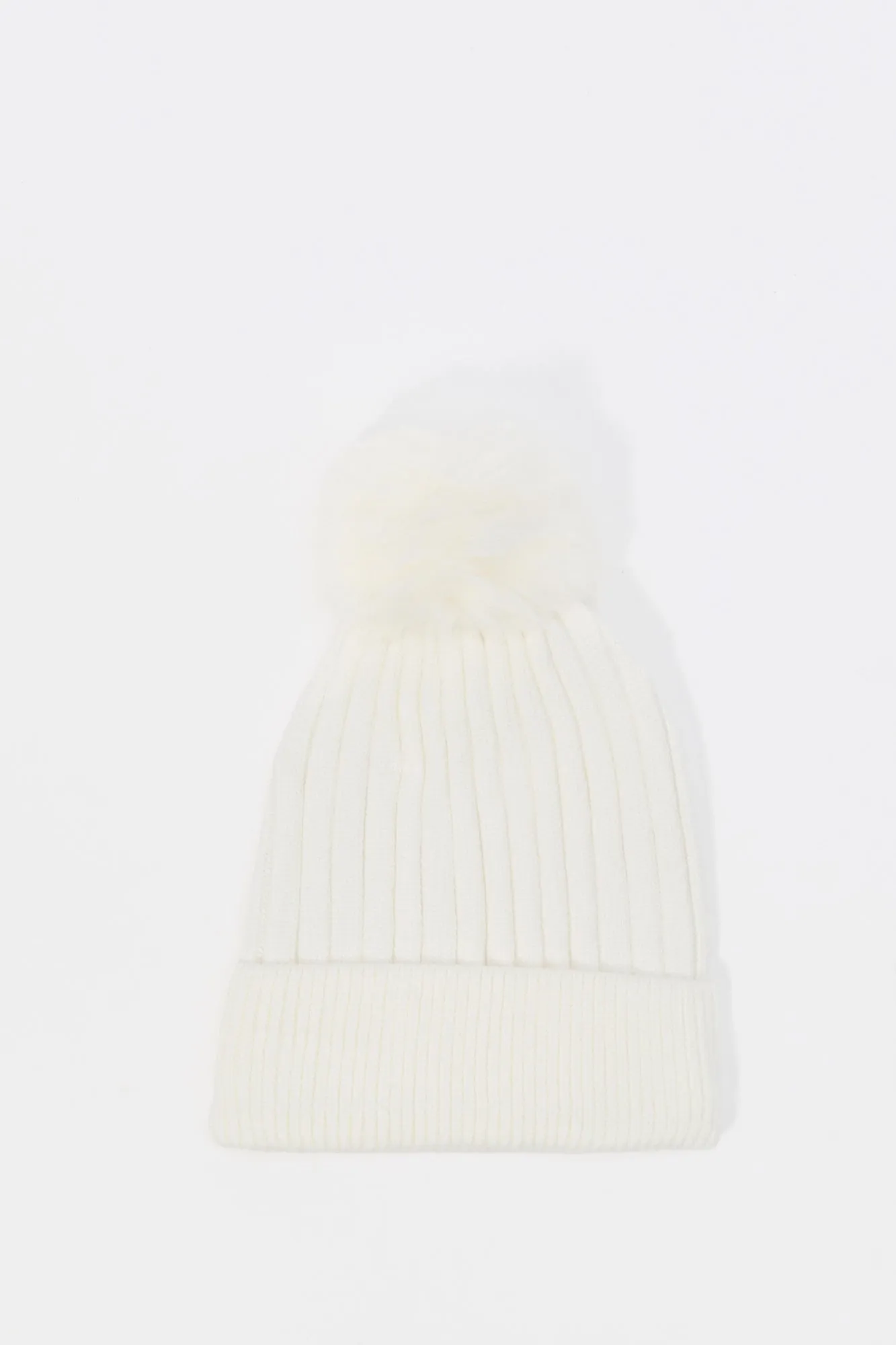 Girls Knit Pom Beanie sold by Urban Planet product image thumbnail 4