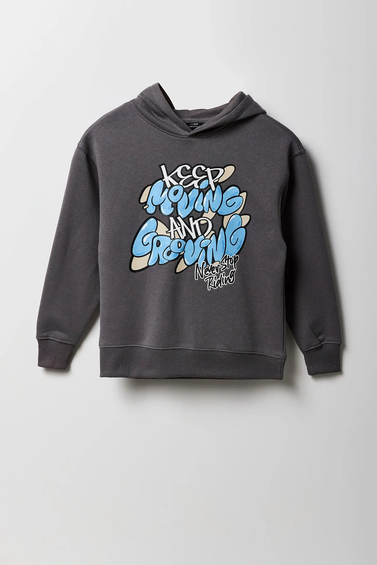 Boys Graffiti Graphic Fleece Hoodie sold by Urban Planet